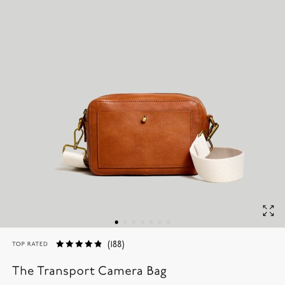 Madewell The Transport Camera Bag, English Saddle